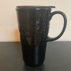 Longaberger pottery travel mug